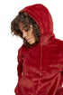 Ladies Oversize Short Teddy Hoodie