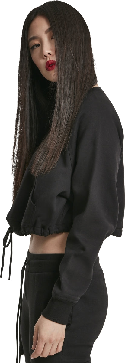 Ladies Oversized Short Raglan Crew