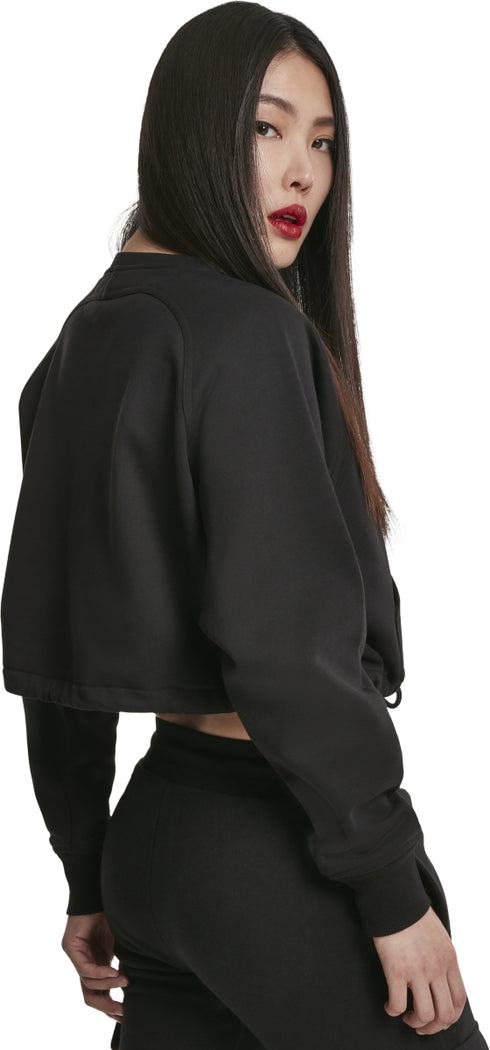 Ladies Oversized Short Raglan Crew