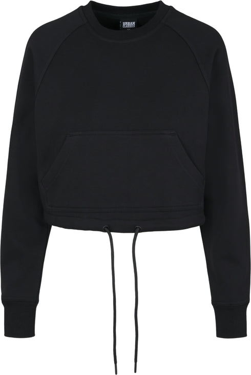 Ladies Oversized Short Raglan Crew