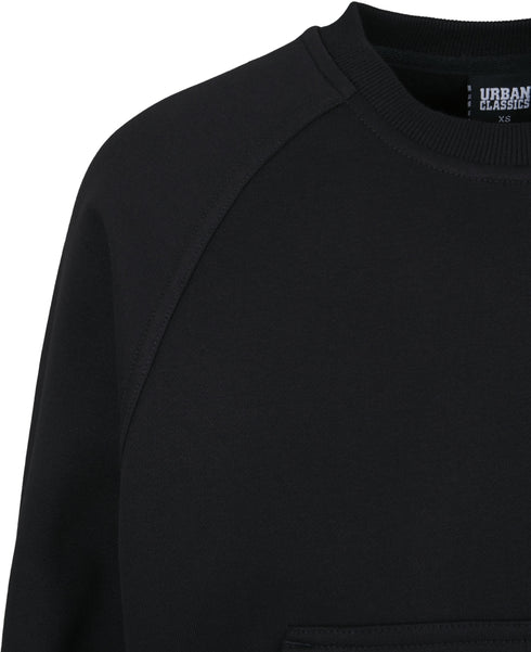 Ladies Oversized Short Raglan Crew