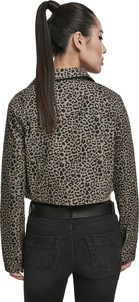 Ladies Short AOP Twill Jacket