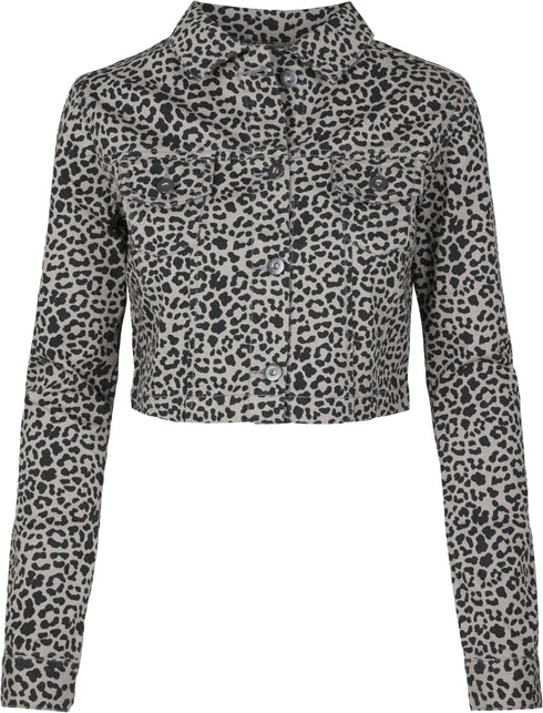 Ladies Short AOP Twill Jacket