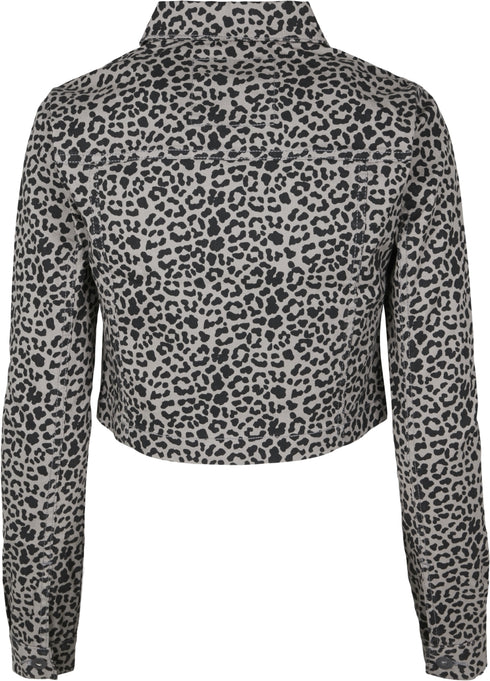 Ladies Short AOP Twill Jacket