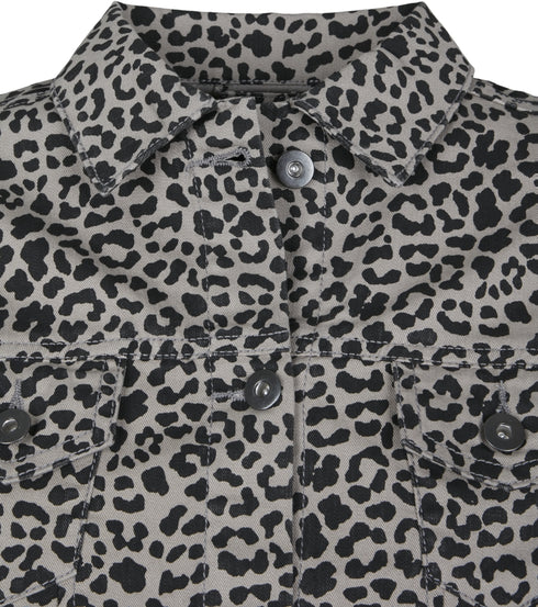 Ladies Short AOP Twill Jacket