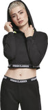 Ladies Logo Waistband Cropped Hoodie
