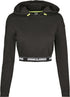 Ladies Logo Waistband Cropped Hoodie