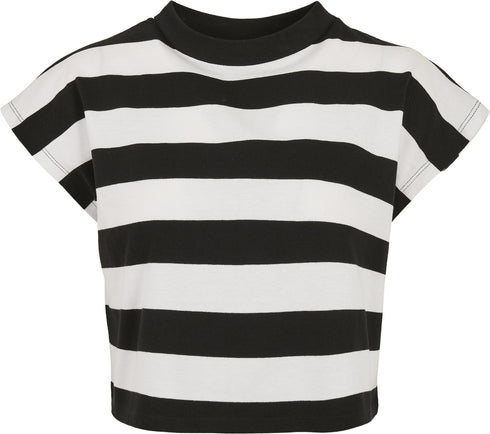 Ladies Stripe Short Tee