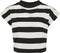 Ladies Stripe Short Tee