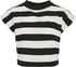 Ladies Stripe Short Tee