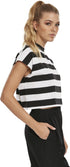 Ladies Stripe Short Tee