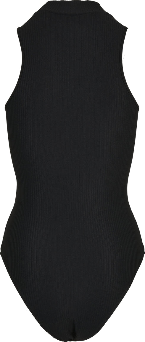 Ladies Sleeveless Rib Turtleneck Body