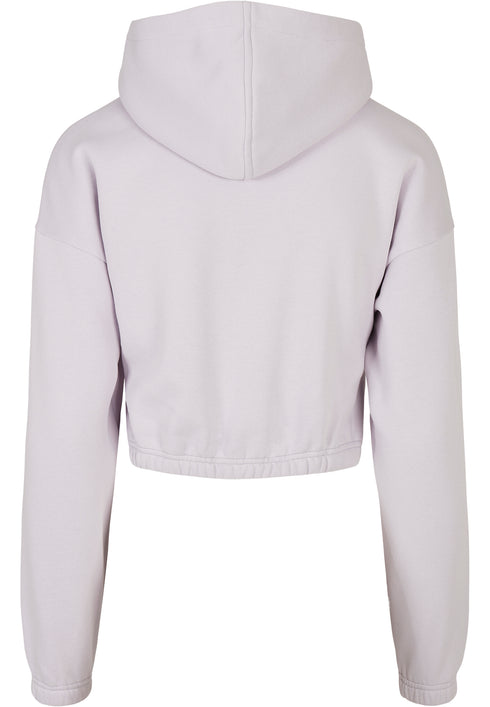 Ladies Short Oversized Sweat Hoodie