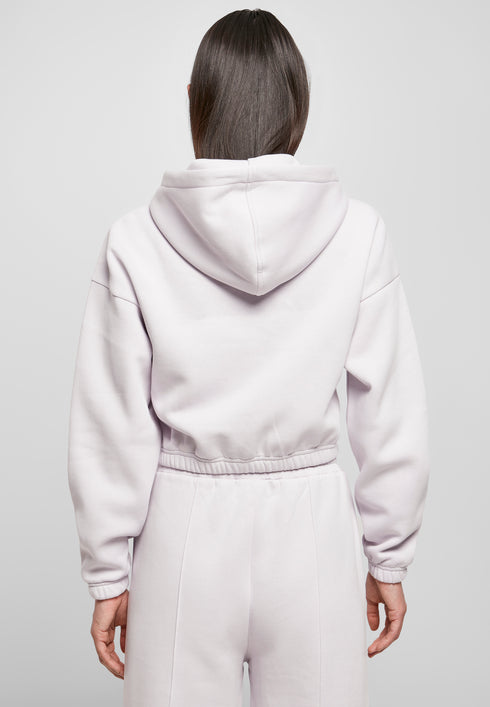 Ladies Short Oversized Sweat Hoodie